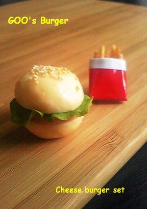 ミニミニ☆チーズバーガー　キャラ弁おかず-レシピのメイン写真