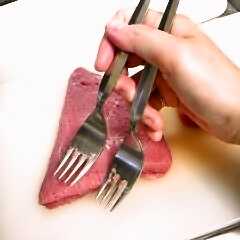 รูปของ やわらか☆ヒレカツの為の下処理