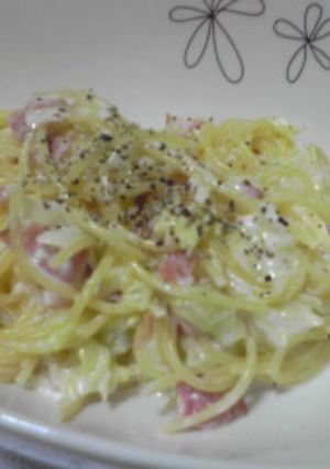 フライパンひとつでクリームパスタ-レシピのメイン写真