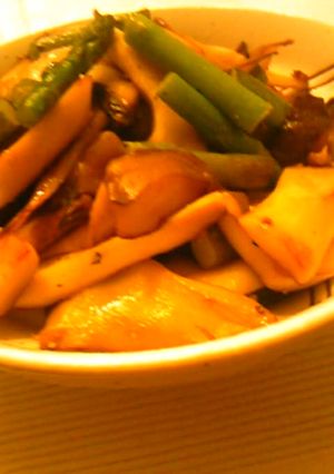 アスパラとエリンギのバター醤油炒め-レシピのメイン写真