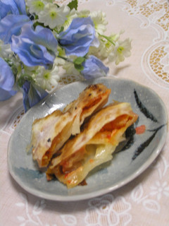 餃子の皮が余ったら…キムチーズ-レシピのメイン写真