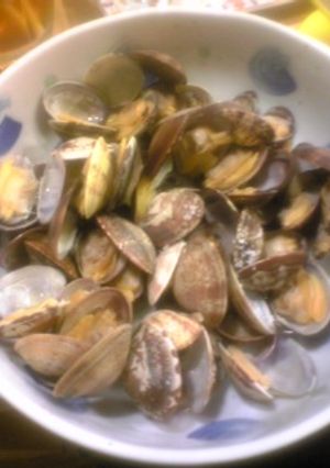 ★料理のための清酒で★あさりの酒蒸し-レシピのメイン写真