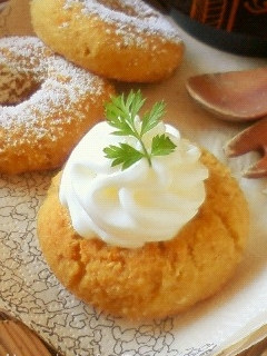 離乳食手づかみ☆おから焼きドーナツ-レシピのメイン写真