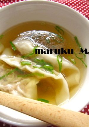 納豆のワンタンスープ（美容のスープ）-レシピのメイン写真