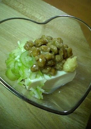 あ〜うまい☆!夏は納豆冷や奴!-レシピのメイン写真