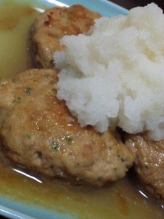 たっぷり大根おろし☆和風照り焼き鶏バーグ-レシピのメイン写真