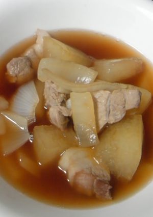 冬瓜と豚バラ肉の煮物-レシピのメイン写真