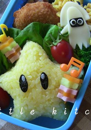 キャラ弁♪スーパーマリオ★スーパースター-レシピのメイン写真