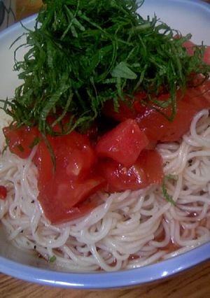 ｻｯﾊﾟﾘ♪ﾄﾏﾄたっぷりな素麺-レシピのメイン写真