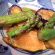 野菜の揚げ浸しバルサミコ酢和え
