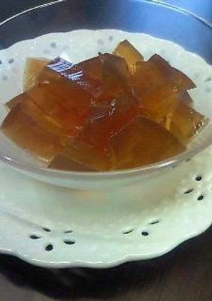 超簡単！黒蜜で黒糖風味の寒天-レシピのメイン写真