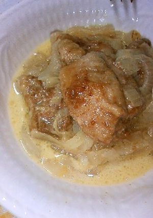 ＊鶏と玉ねぎの超☆簡単カレー風煮込み＊-レシピのメイン写真