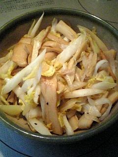 白菜メンマの塩炒め-レシピのメイン写真