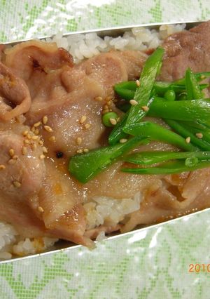 生姜焼き丼　～お弁当にも～-レシピのメイン写真