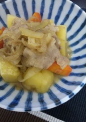豚バラ肉で作るおいしい肉じゃが-レシピのメイン写真