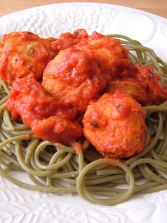 スパゲッティ-ミートボールトマトソース-レシピのメイン写真