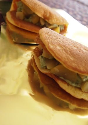 抹茶クリームどら焼き-レシピのメイン写真
