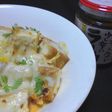 簡単♪食べるラー油で厚揚げのチーズ焼き♡