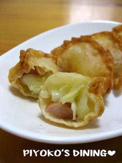 余った皮で❀キャベツとウインナーの餃子-レシピのメイン写真
