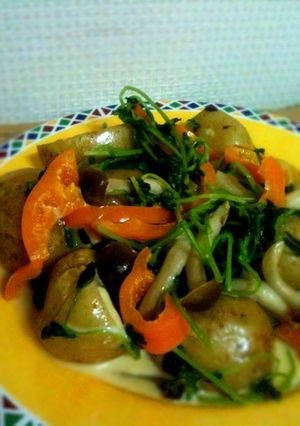 新じゃが豆苗WITHマヨチーズ-レシピのメイン写真