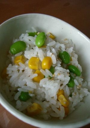 えだ豆&コーンのまぜご飯-レシピのメイン写真