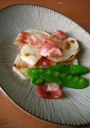 カブとベーコンのオリーブオイル焼き-レシピのメイン写真