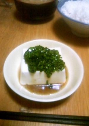 ニラ醤油の冷奴-レシピのメイン写真