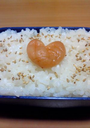 ちょこっとかわいい☆ハートの梅干し-レシピのメイン写真