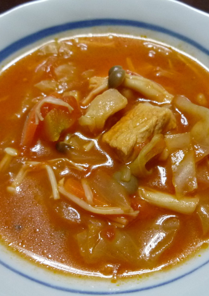豚ロースとたっぷり野菜のトマト煮込み♪-レシピのメイン写真