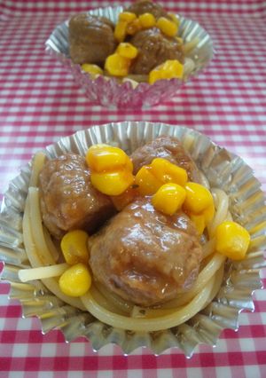 お弁当✿ミートボールパスタ-レシピのメイン写真