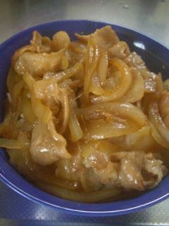 超簡単!豚肉丼-レシピのメイン写真