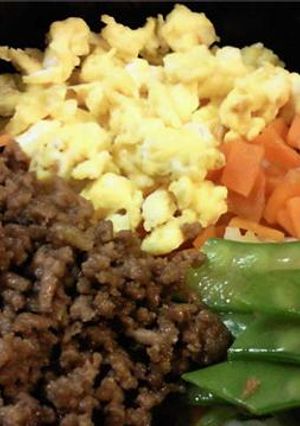 ご飯が進む♪そぼろ4色丼-レシピのメイン写真