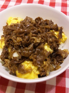 ★とろ~り卵の牛肉甘辛丼★-レシピのメイン写真