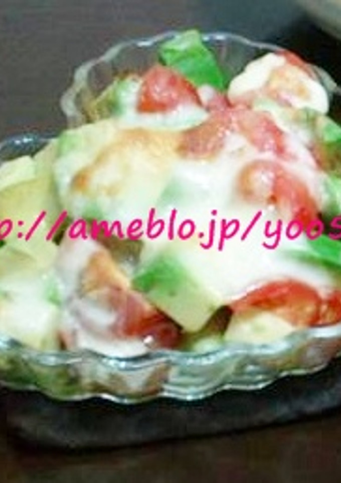 アボカドとトマトのチーズ焼き-レシピのメイン写真