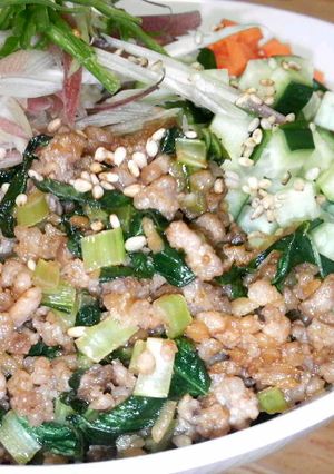 『八丁味噌のそぼろ』-レシピのメイン写真