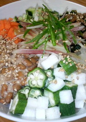 『ネバネバ爆弾丼』-レシピのメイン写真