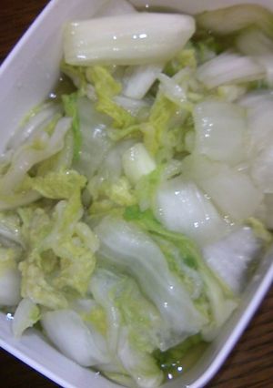 簡単！白菜の昆布茶漬け♪-レシピのメイン写真