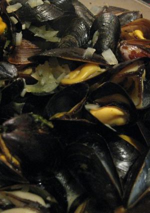 ムール貝(Mussels)の白ワイン蒸し-レシピのメイン写真