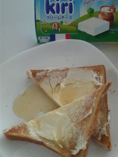 ベイクトチーズケーキ風トースト-レシピのメイン写真