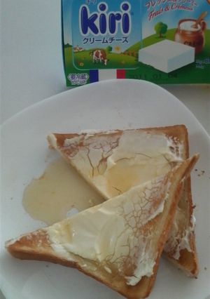 ベイクトチーズケーキ風トースト-レシピのメイン写真