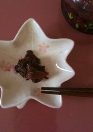 赤紫蘇漬け（自己流）-レシピのメイン写真