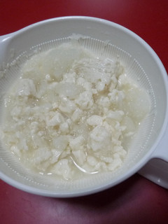 簡単!離乳食中期~☆大根おろしと豆腐-レシピのメイン写真