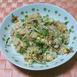 “お魚チャーハン”で鉄分補給!