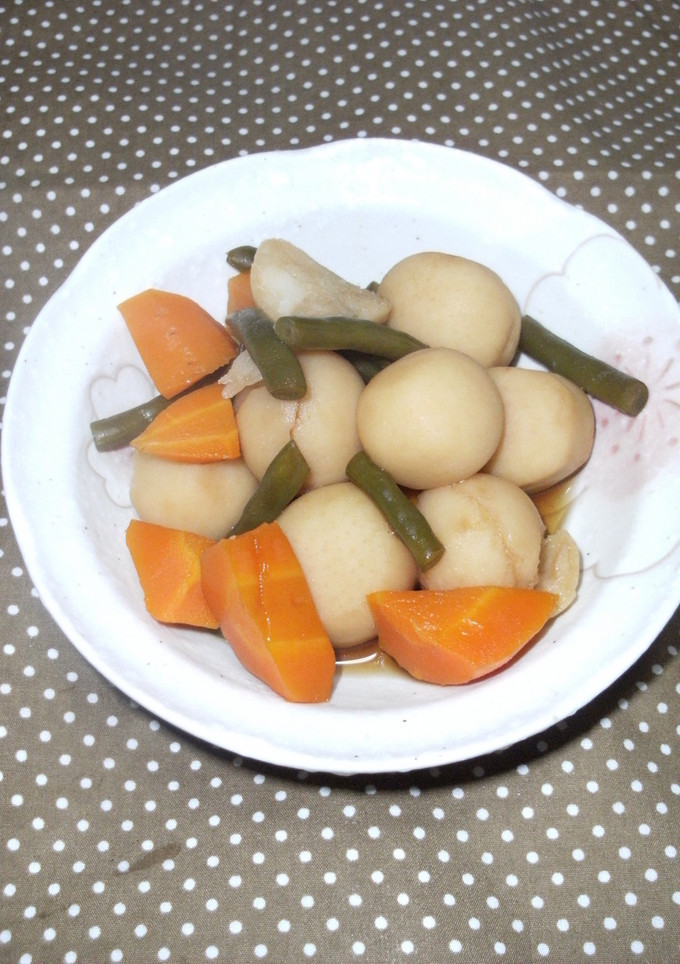 さといも、いんげん、にんじんの煮ころがし-レシピのメイン写真