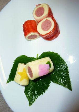 ウインナーinチーズ(inかにかま)-レシピのメイン写真