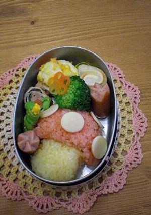 雑貨風きのこ　弁当　キャラ弁-レシピのメイン写真