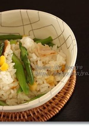 アスパラご飯-レシピのメイン写真