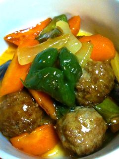 肉団子と野菜の甘酢あん-レシピのメイン写真