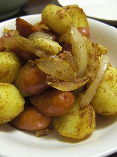 じゃがいもとウインナーのカレー風味-レシピのメイン写真