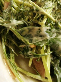 水菜とハムのサラダ-レシピのメイン写真